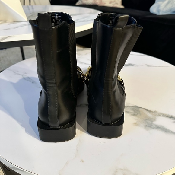 ZARA Booties with Gold Accent - Picture 2 of 3